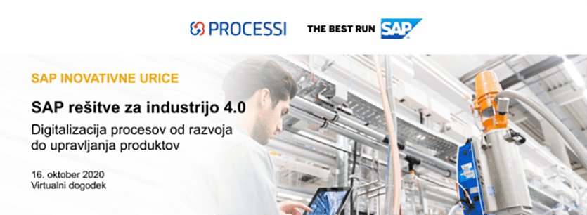 SAP rešitve za industrijo 4.0